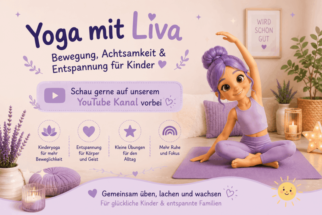 Abenteuerreisen, Yoga mit Liva, Mitmachbücher, kleine Ruheinseln für Kinder