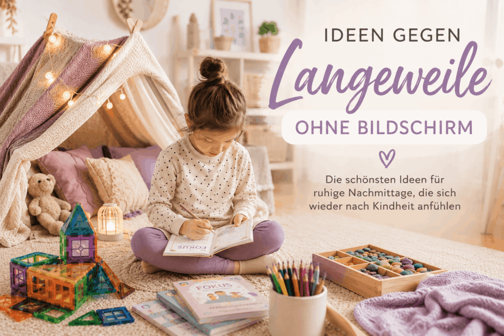 Die gemütlichsten Ideen gegen Langeweile ohne Bildschirm