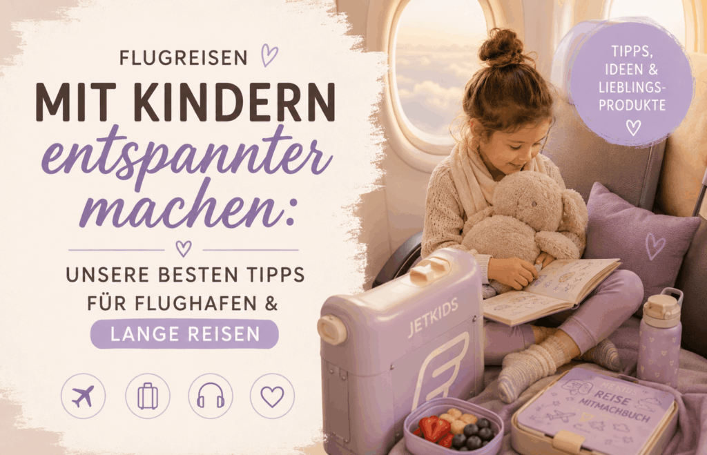 Flugreisen mit Kindern entspannter machen: Unsere besten Tipps für Flughafen & lange Reisen