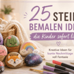 25 Steine bemalen Ideen die Kinder sofort lieben 25-steine-bemalen-ideen-kinder