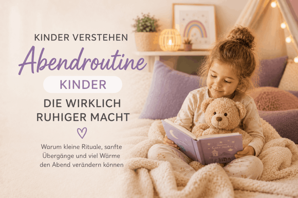 Abendroutine für Kinder die ruhig macht